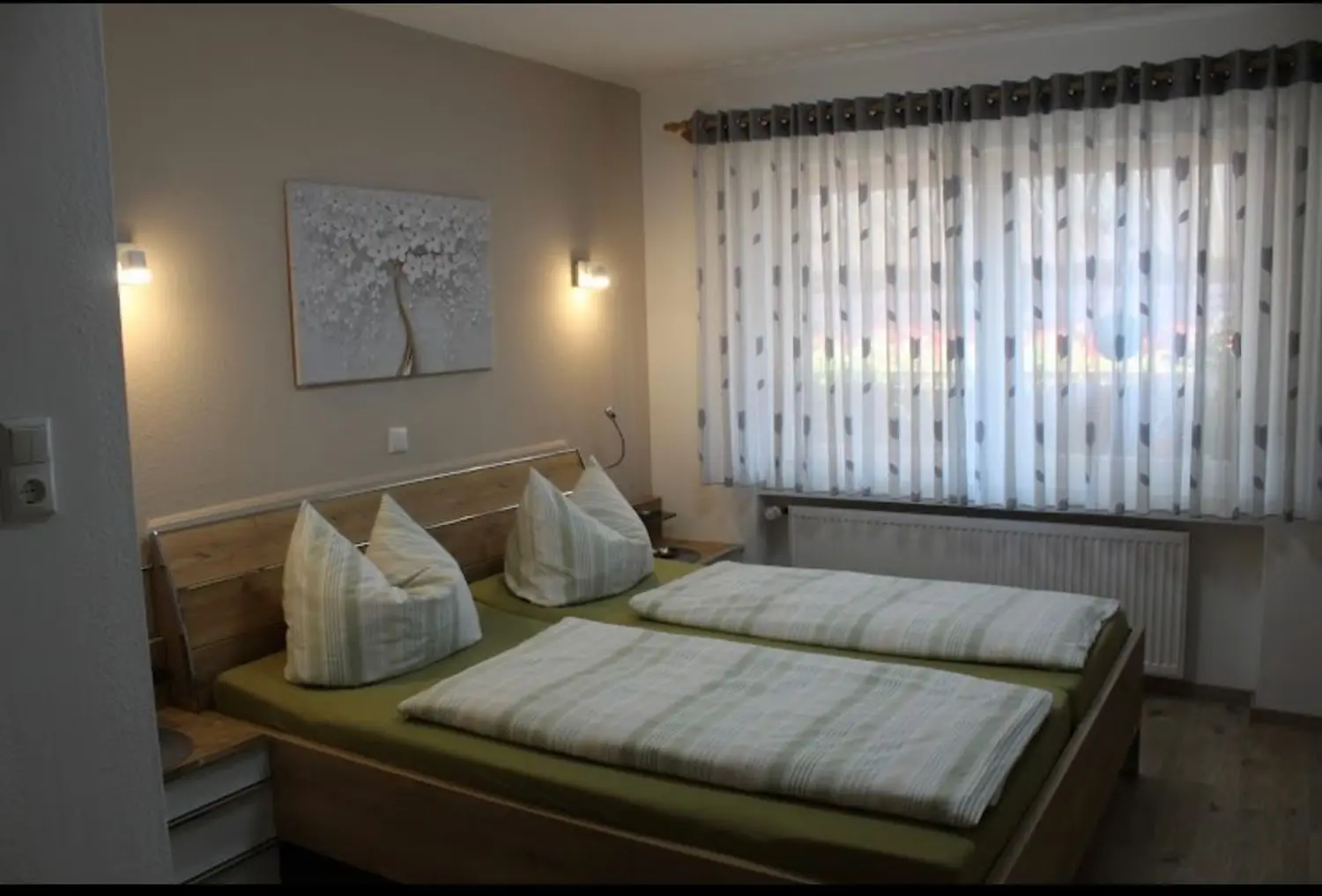 Schlafzimmer bei Ferienwohnung Forellenhof